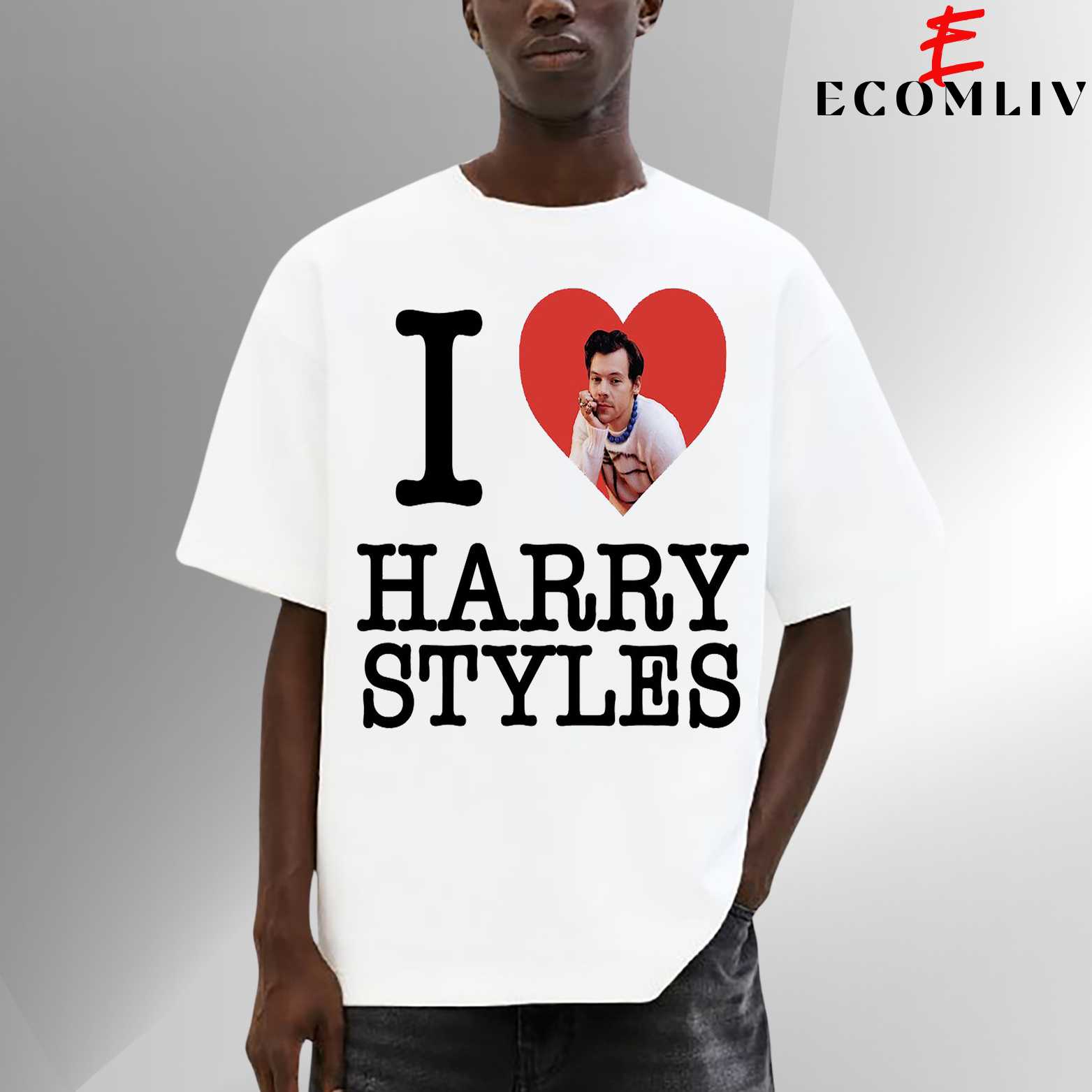 I Love Harry Styles T Shirt, Unisex Pop Tee, Fan Streetwear Shirt